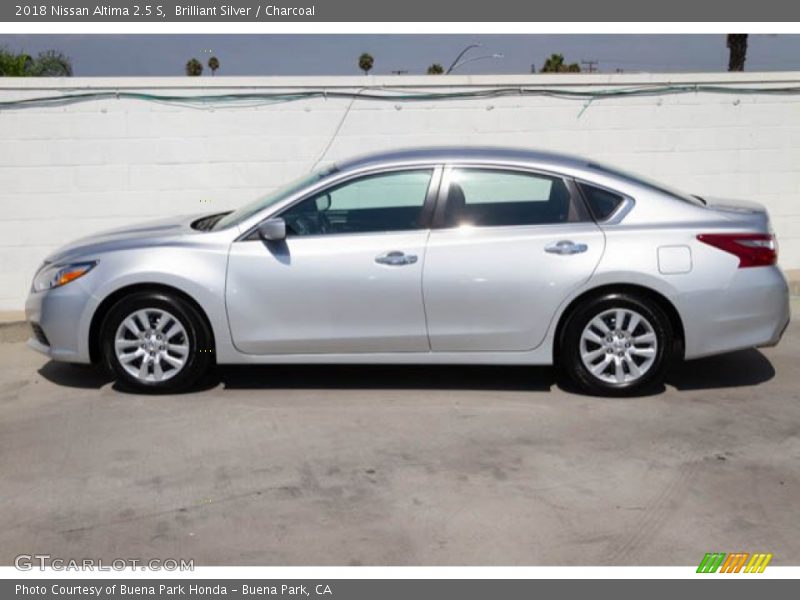 Brilliant Silver / Charcoal 2018 Nissan Altima 2.5 S