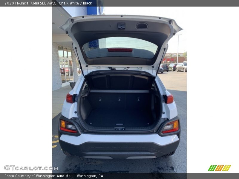 Chalk White / Black 2020 Hyundai Kona SEL AWD
