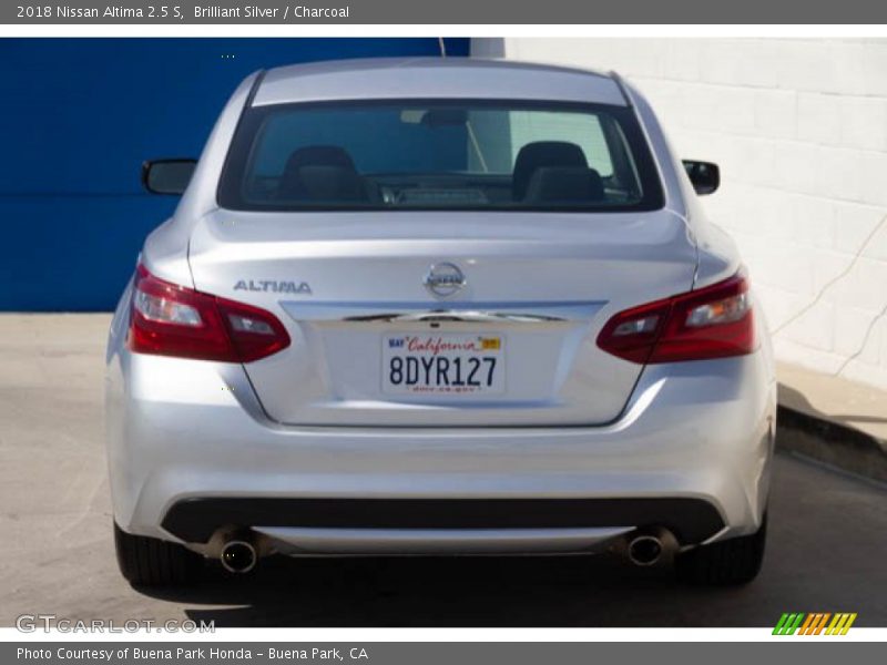 Brilliant Silver / Charcoal 2018 Nissan Altima 2.5 S