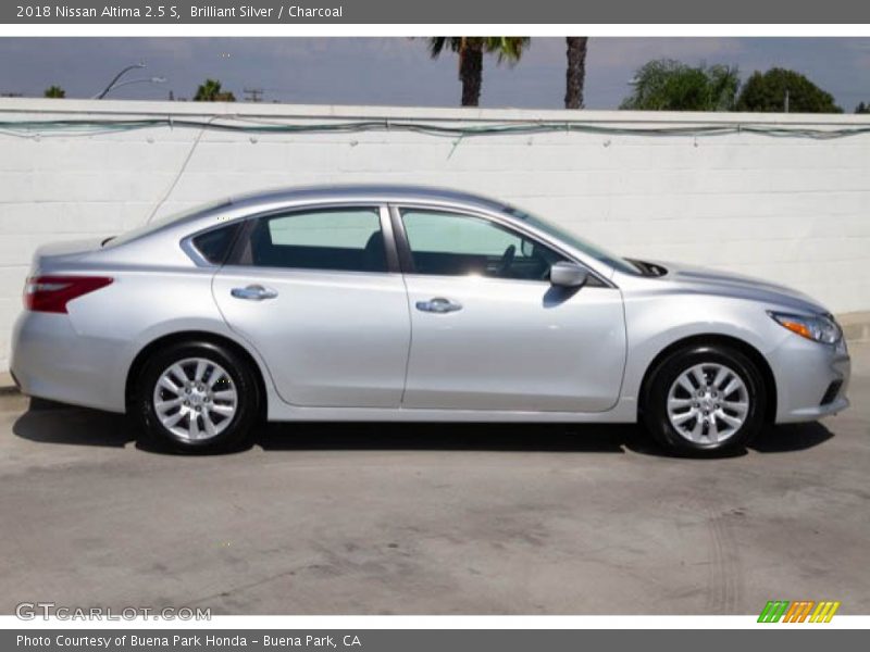 Brilliant Silver / Charcoal 2018 Nissan Altima 2.5 S