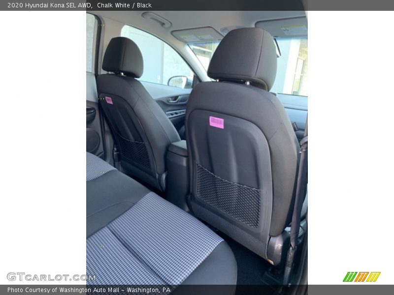 Chalk White / Black 2020 Hyundai Kona SEL AWD