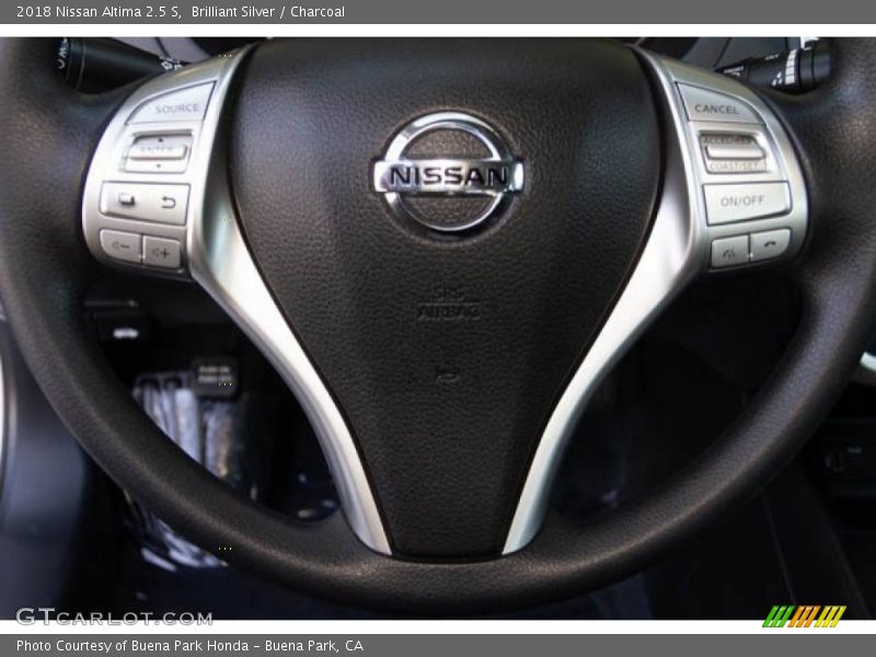 Brilliant Silver / Charcoal 2018 Nissan Altima 2.5 S