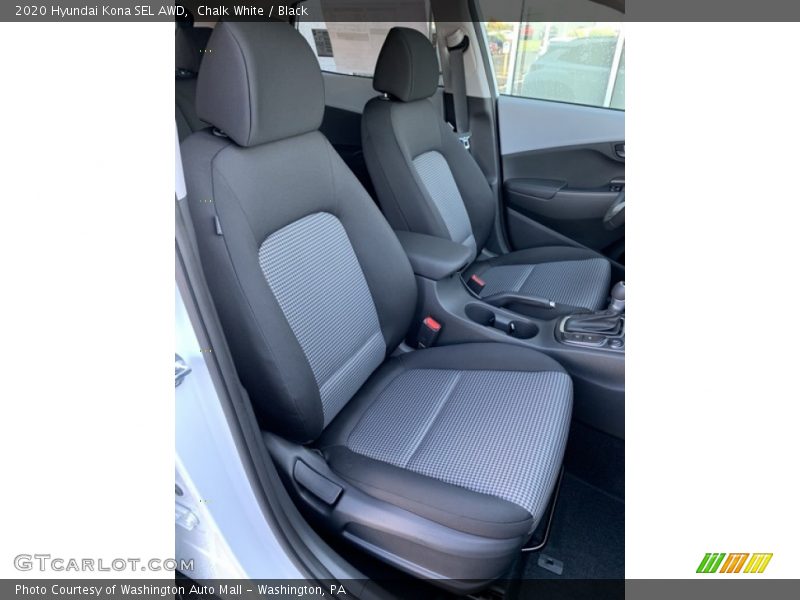Chalk White / Black 2020 Hyundai Kona SEL AWD