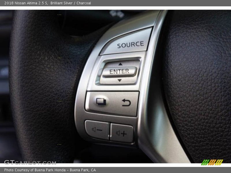 Brilliant Silver / Charcoal 2018 Nissan Altima 2.5 S