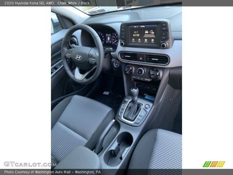 Chalk White / Black 2020 Hyundai Kona SEL AWD