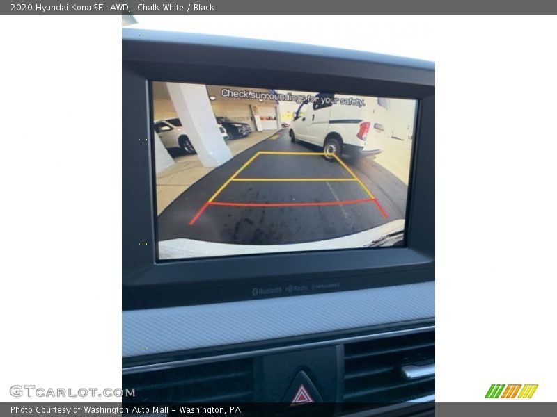 Chalk White / Black 2020 Hyundai Kona SEL AWD