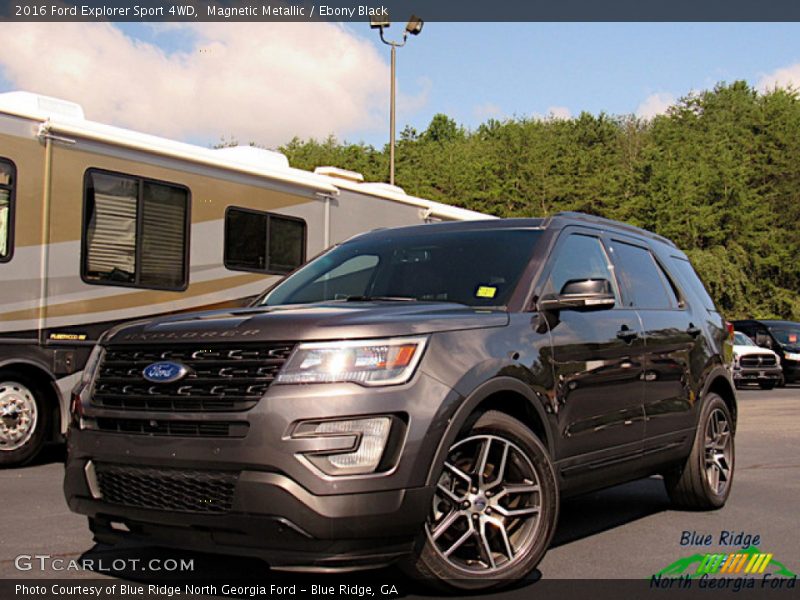 Magnetic Metallic / Ebony Black 2016 Ford Explorer Sport 4WD