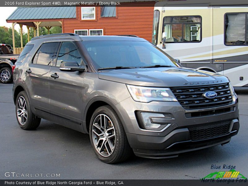 Magnetic Metallic / Ebony Black 2016 Ford Explorer Sport 4WD