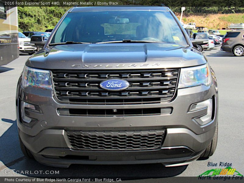 Magnetic Metallic / Ebony Black 2016 Ford Explorer Sport 4WD