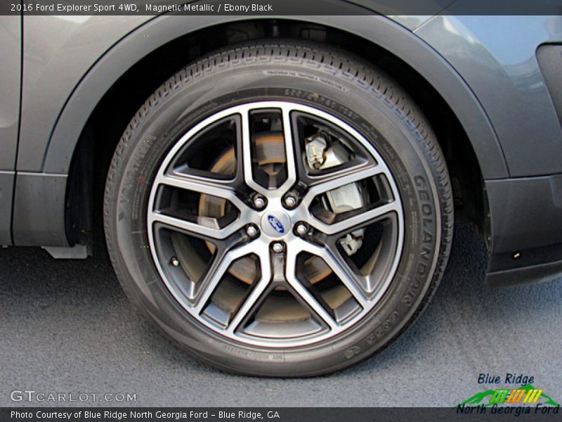 Magnetic Metallic / Ebony Black 2016 Ford Explorer Sport 4WD