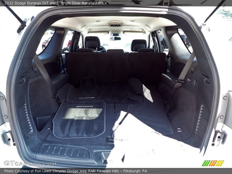 Bright Silver Metallic / Black 2012 Dodge Durango SXT AWD