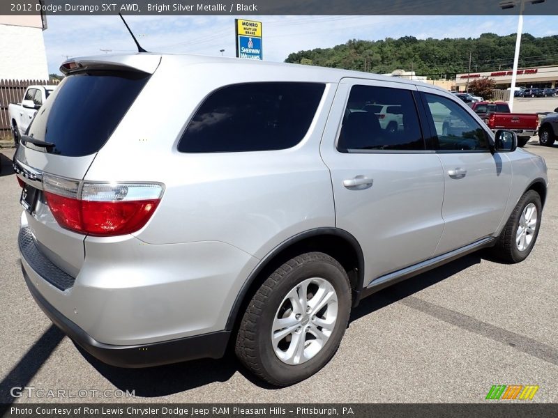 Bright Silver Metallic / Black 2012 Dodge Durango SXT AWD