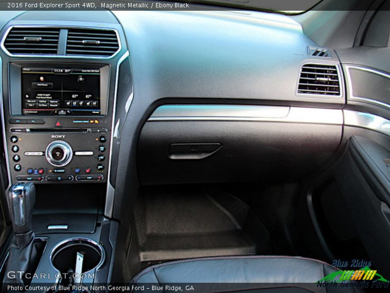 Magnetic Metallic / Ebony Black 2016 Ford Explorer Sport 4WD
