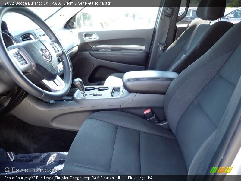 Bright Silver Metallic / Black 2012 Dodge Durango SXT AWD