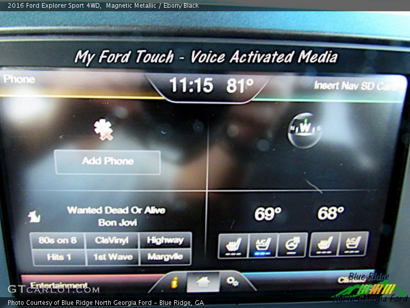 Magnetic Metallic / Ebony Black 2016 Ford Explorer Sport 4WD