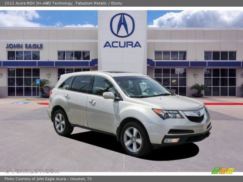 Palladium Metallic / Ebony 2013 Acura MDX SH-AWD Technology