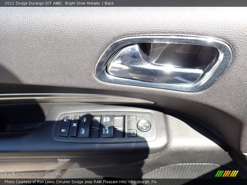 Bright Silver Metallic / Black 2012 Dodge Durango SXT AWD