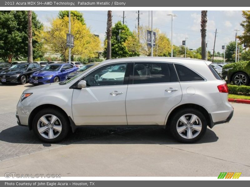 Palladium Metallic / Ebony 2013 Acura MDX SH-AWD Technology