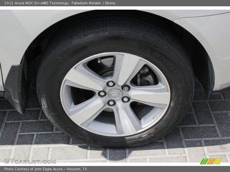 Palladium Metallic / Ebony 2013 Acura MDX SH-AWD Technology