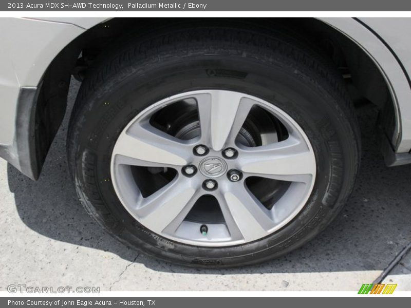 Palladium Metallic / Ebony 2013 Acura MDX SH-AWD Technology