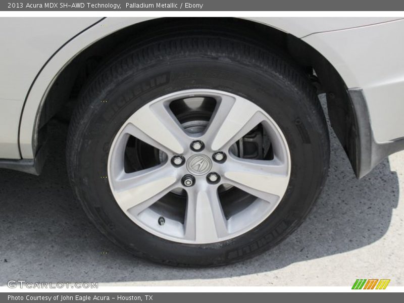 Palladium Metallic / Ebony 2013 Acura MDX SH-AWD Technology