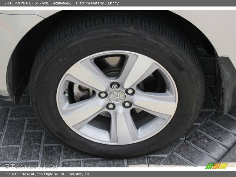 Palladium Metallic / Ebony 2013 Acura MDX SH-AWD Technology