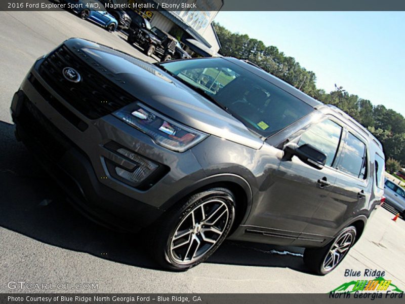 Magnetic Metallic / Ebony Black 2016 Ford Explorer Sport 4WD