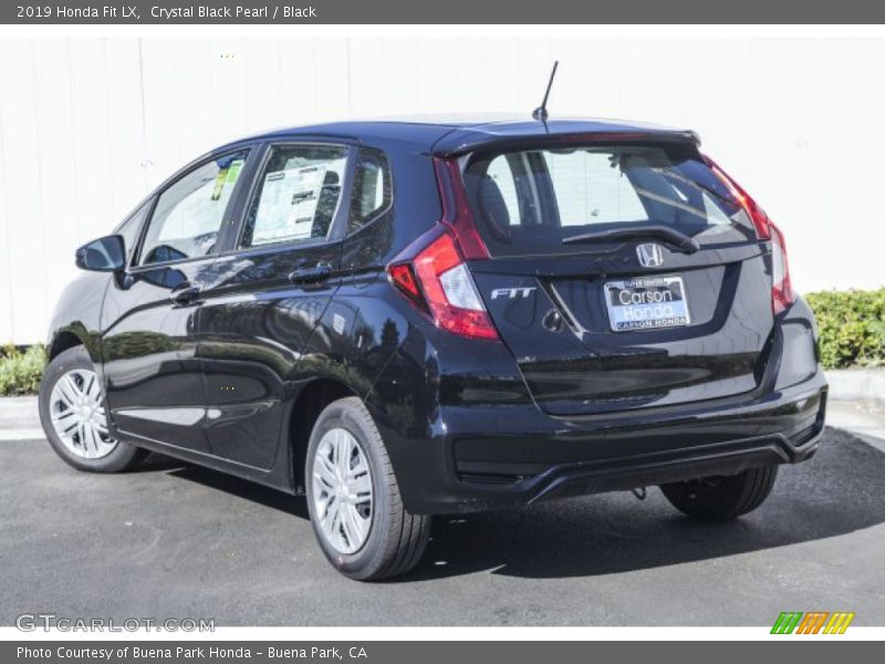 Crystal Black Pearl / Black 2019 Honda Fit LX