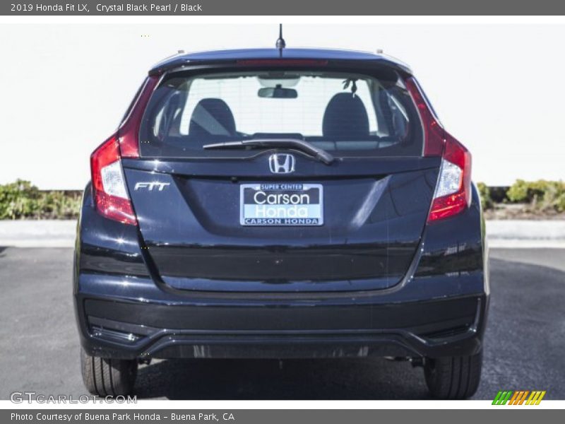 Crystal Black Pearl / Black 2019 Honda Fit LX