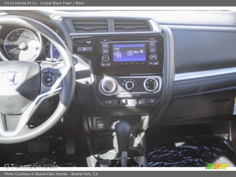 Crystal Black Pearl / Black 2019 Honda Fit LX