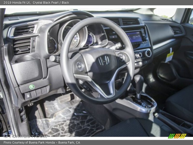 Crystal Black Pearl / Black 2019 Honda Fit LX