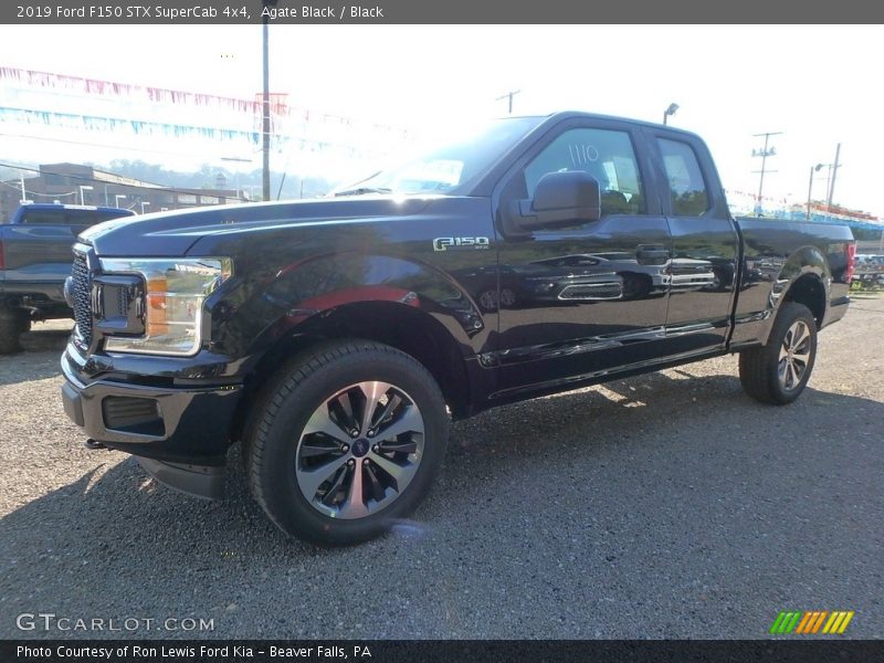 Agate Black / Black 2019 Ford F150 STX SuperCab 4x4