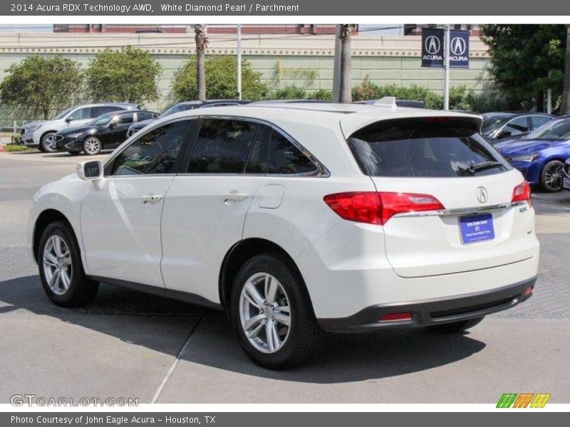 White Diamond Pearl / Parchment 2014 Acura RDX Technology AWD