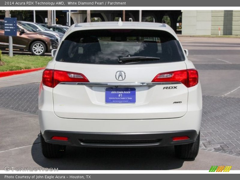 White Diamond Pearl / Parchment 2014 Acura RDX Technology AWD