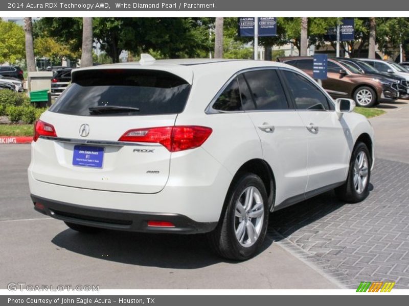 White Diamond Pearl / Parchment 2014 Acura RDX Technology AWD