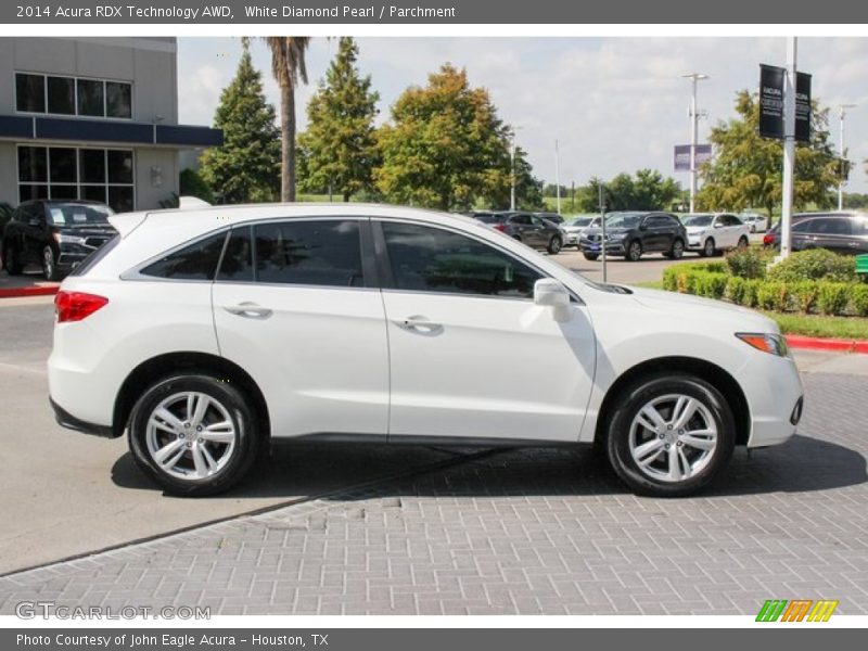White Diamond Pearl / Parchment 2014 Acura RDX Technology AWD