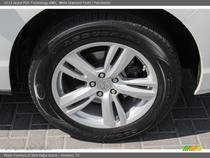 White Diamond Pearl / Parchment 2014 Acura RDX Technology AWD