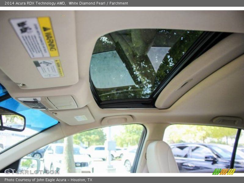 White Diamond Pearl / Parchment 2014 Acura RDX Technology AWD