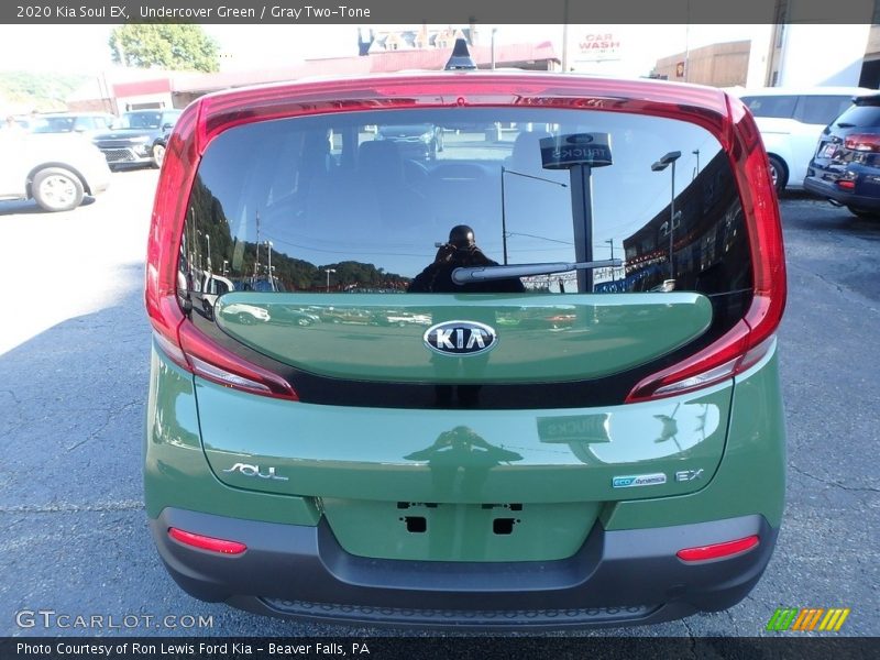 Undercover Green / Gray Two-Tone 2020 Kia Soul EX