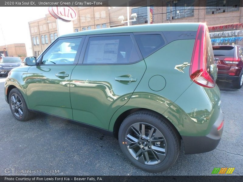 Undercover Green / Gray Two-Tone 2020 Kia Soul EX