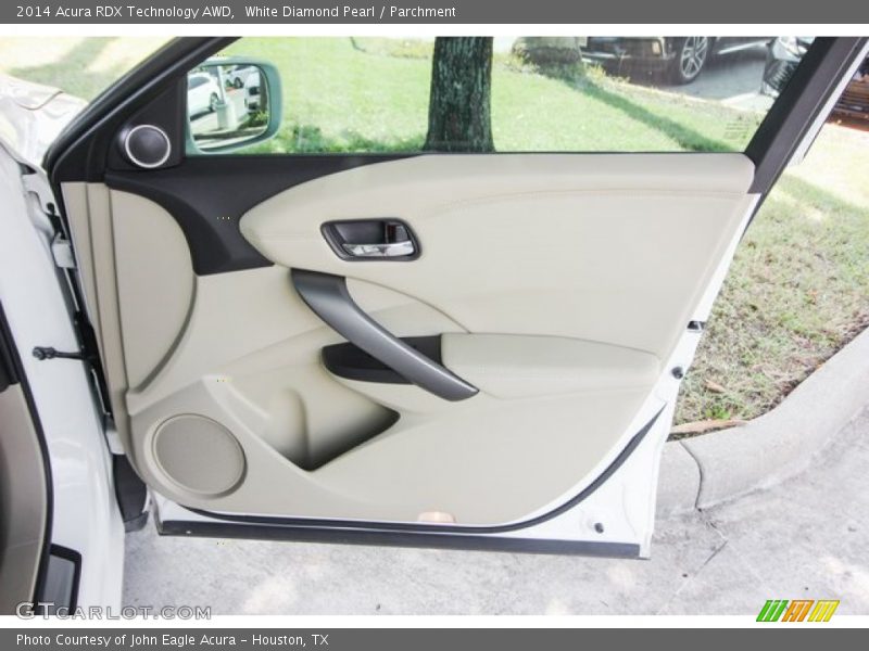 White Diamond Pearl / Parchment 2014 Acura RDX Technology AWD