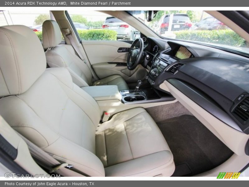 White Diamond Pearl / Parchment 2014 Acura RDX Technology AWD