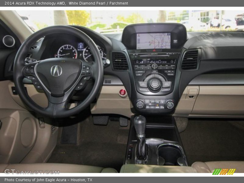 White Diamond Pearl / Parchment 2014 Acura RDX Technology AWD