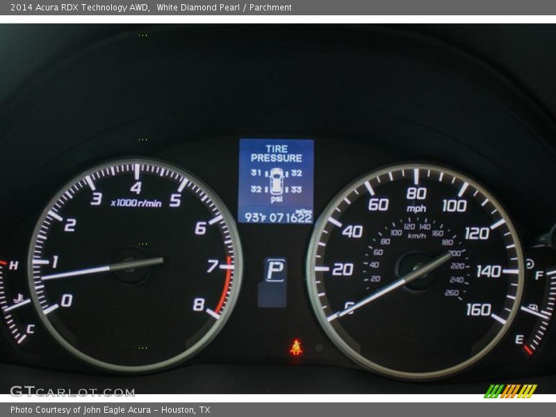 White Diamond Pearl / Parchment 2014 Acura RDX Technology AWD