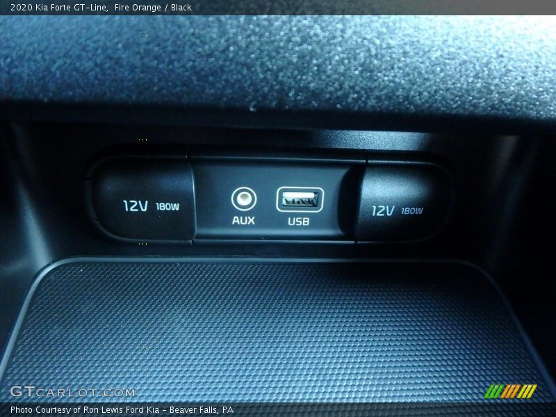 Fire Orange / Black 2020 Kia Forte GT-Line