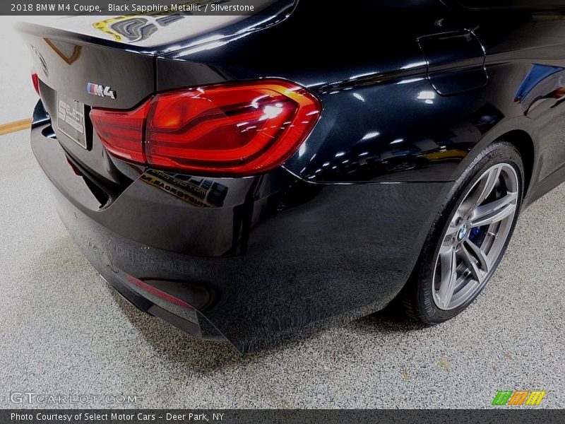 Black Sapphire Metallic / Silverstone 2018 BMW M4 Coupe