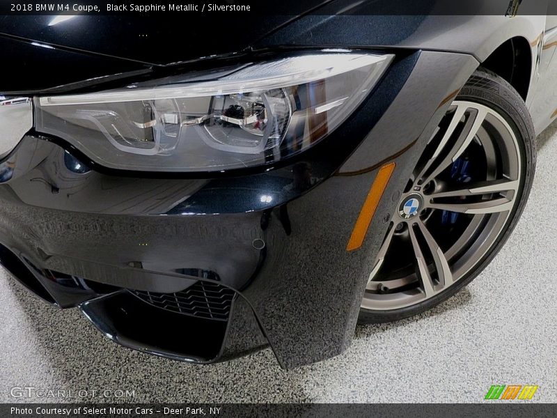 Black Sapphire Metallic / Silverstone 2018 BMW M4 Coupe
