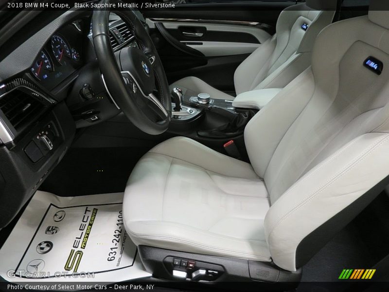 Black Sapphire Metallic / Silverstone 2018 BMW M4 Coupe