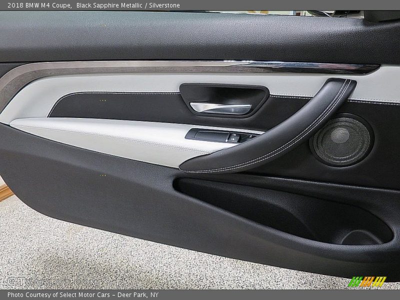 Black Sapphire Metallic / Silverstone 2018 BMW M4 Coupe