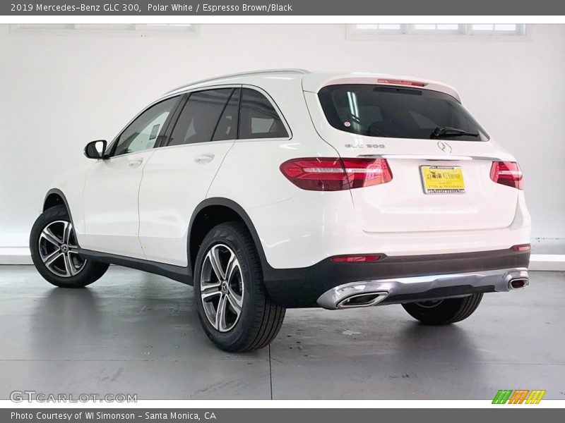 Polar White / Espresso Brown/Black 2019 Mercedes-Benz GLC 300